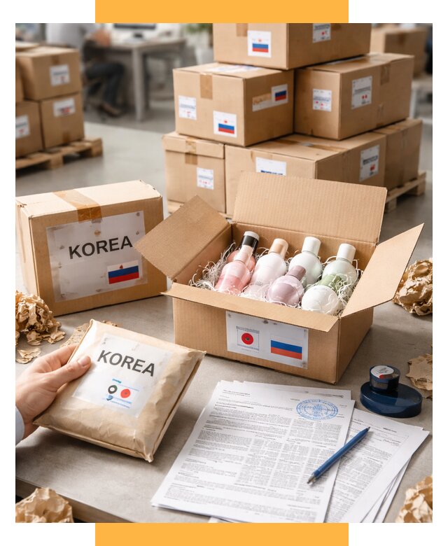 Доставка косметики из Кореи от 8831 р. под ключ | СетСервис-Дмл