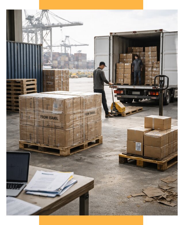 Доставка грузов из Израиля от 15584 р., логистика от СетСервис-Дмл