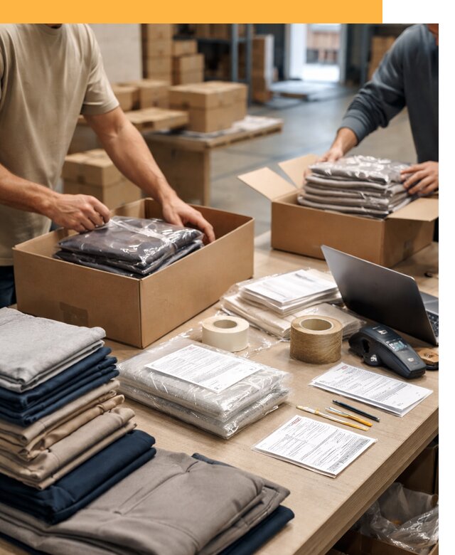 Перевозка одежды по миру от 7792 руб. с таможенным оформлением