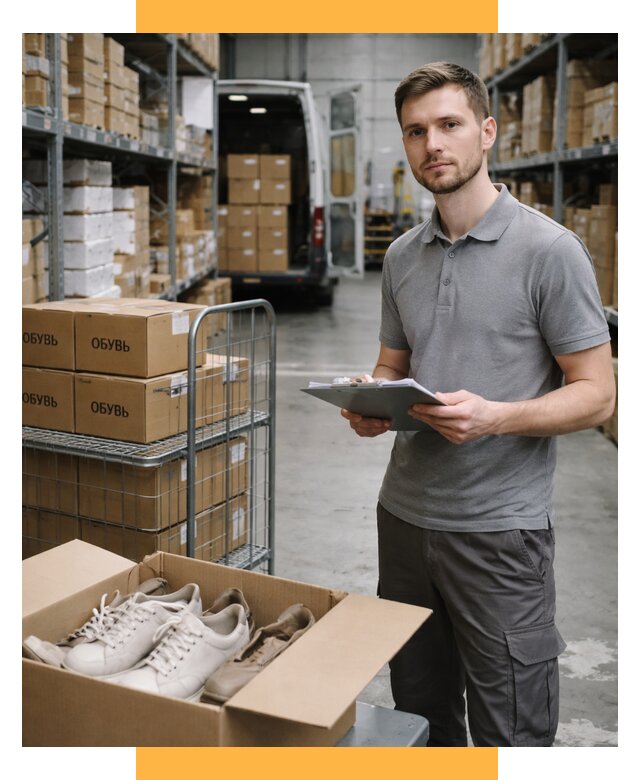 Доставка обуви из Китая и Турции от 4675 р. СетСервис-Дмл