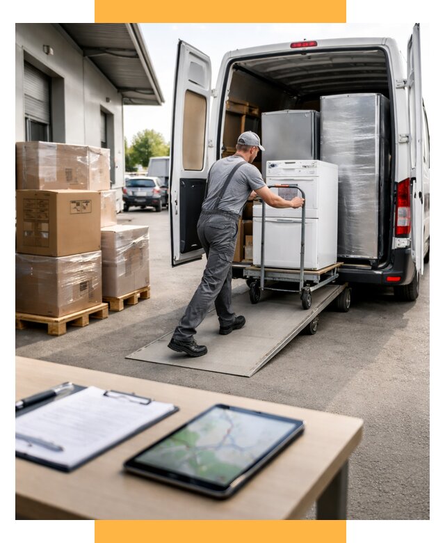 Перевозка бытовой техники от 6753 р. - логистика СетСервис-Дмл