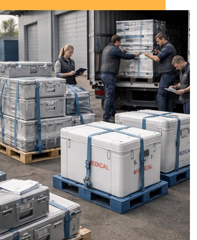 Перевозка медицинского оборудования по всему миру от 15584 руб