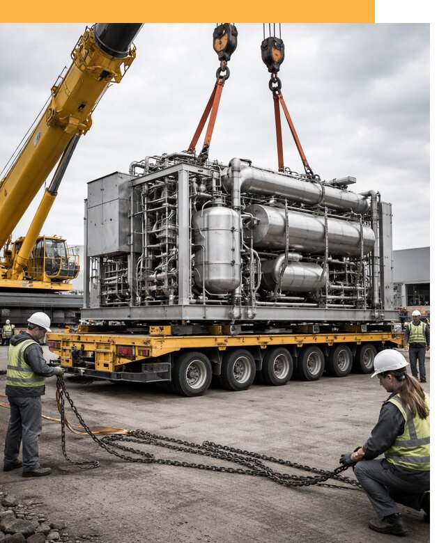 Перевозка тяжеловесных грузов по миру от 155835 руб