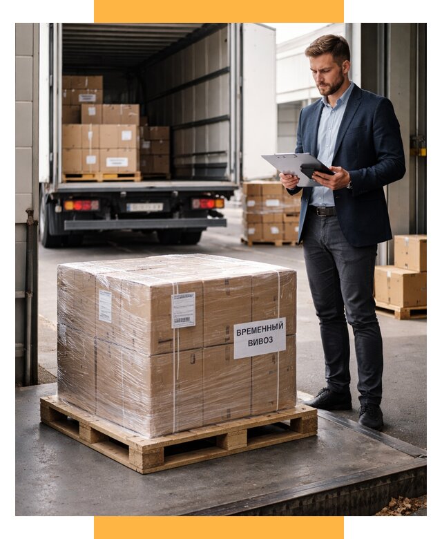 Временный вывоз товаров под ключ от 8311 р. | СетСервис-Дмл