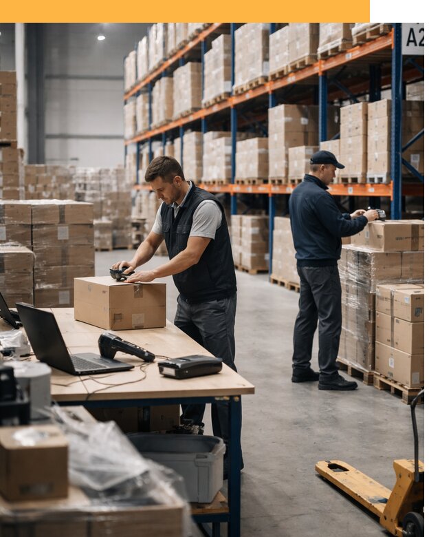 Склад консолидации в Европе: хранение, сортировка от 6753